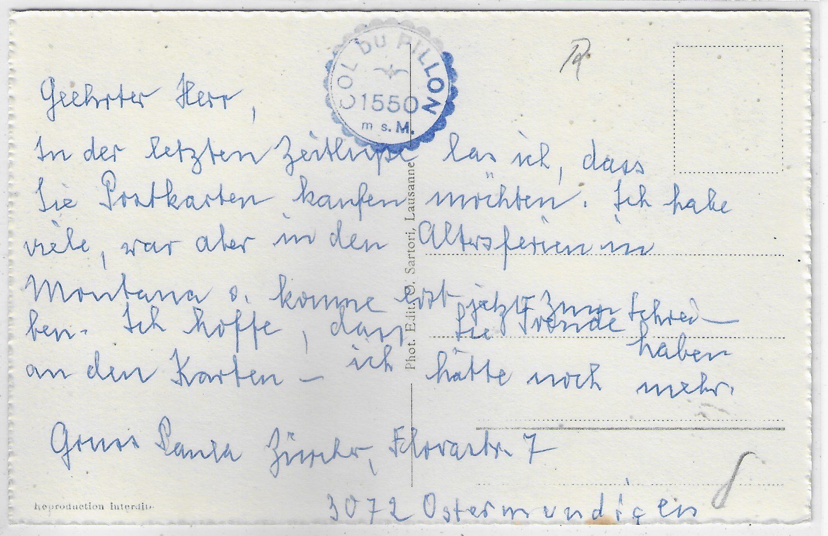 Cartoline postali: Col de Pillon - Classic Cars, Postauto – Usato da Ettingen venduto da Kartenplanet 1