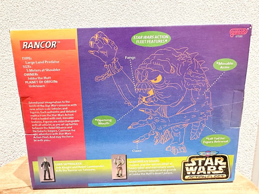 Neu 1996 Micro Machines Star Wars RANCOR Skywalker galoob (Neu und ...