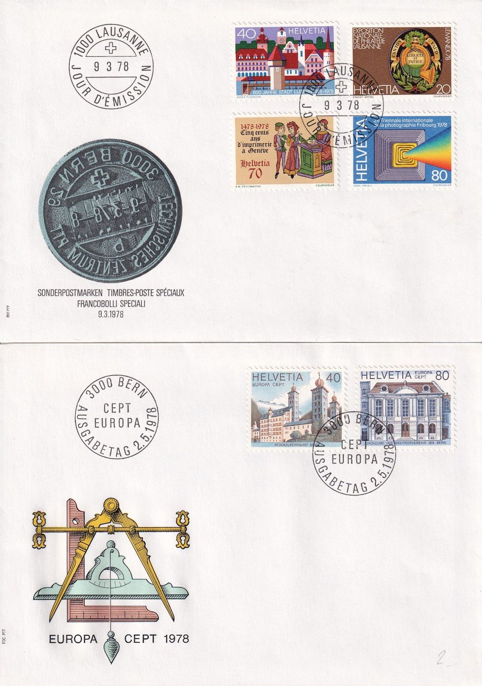 Tutti i francobolli: Lot 8 Briefe FDC 1978 - 1979 – Usato da Rossa venduto da becky05