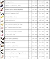 Bulk schuhe zum verkaufen- Mehr 38 und 39 grösse. -115 stück
