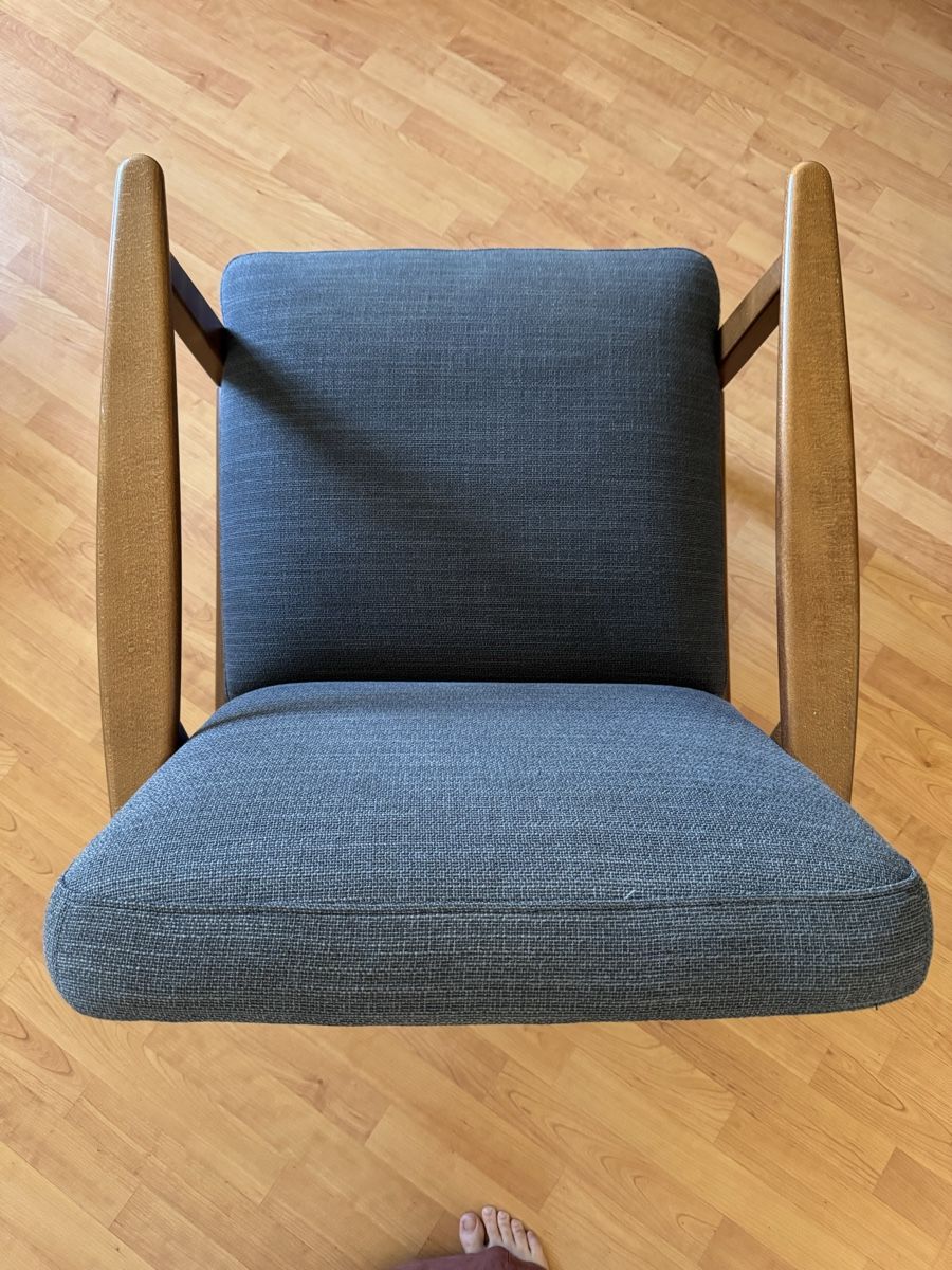 Poltrone: Fauteuil vintage gris, design scandinave – Usato da Nyon venduto da tingloo 2