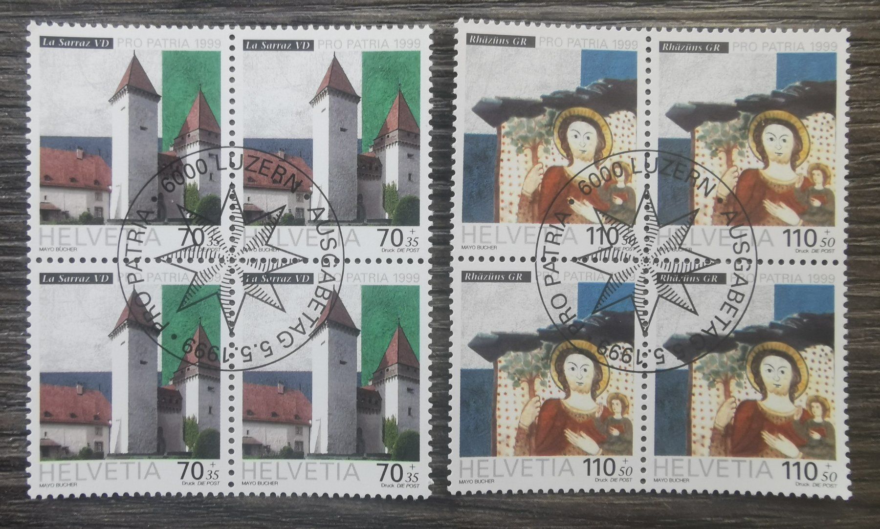 Tutti i francobolli: TR05 Timbre Suisse 1999 – Usato da Cousset venduto da Patrick_Collections