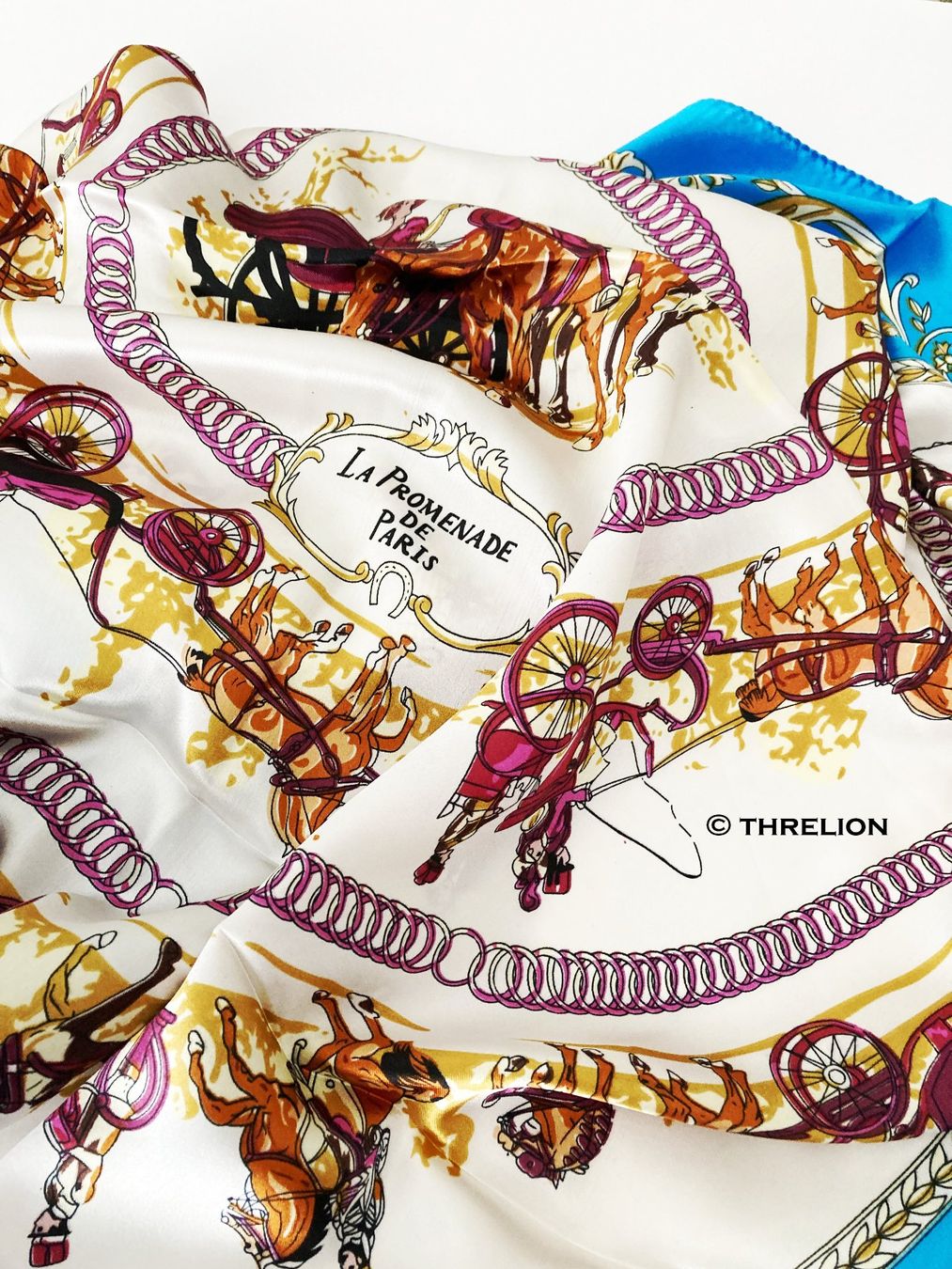 Foulards, Tücher & Schals: Gross Halstuch für Damen – Neu und originalverpackt aus Riehen von Threlion 2
