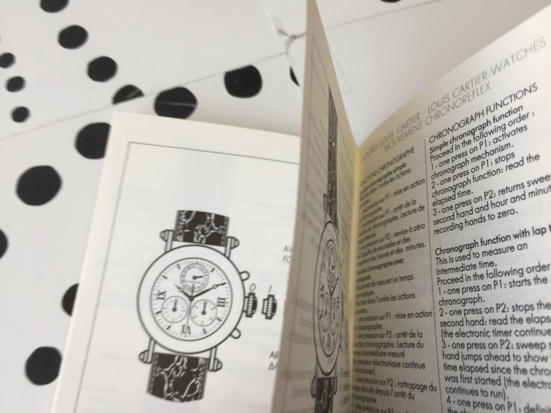 Documenti: CARTIER ORIGINAL - OPERATING INSTRUCTIONS - LOUIS DE CARTIER – Nuovo (secondo la descrizione) da Epalinges venduto da dream-watch 4
