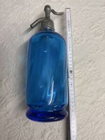Seltene blaue Sodaflasche, G. Kamper, Vintage, Deko 👌