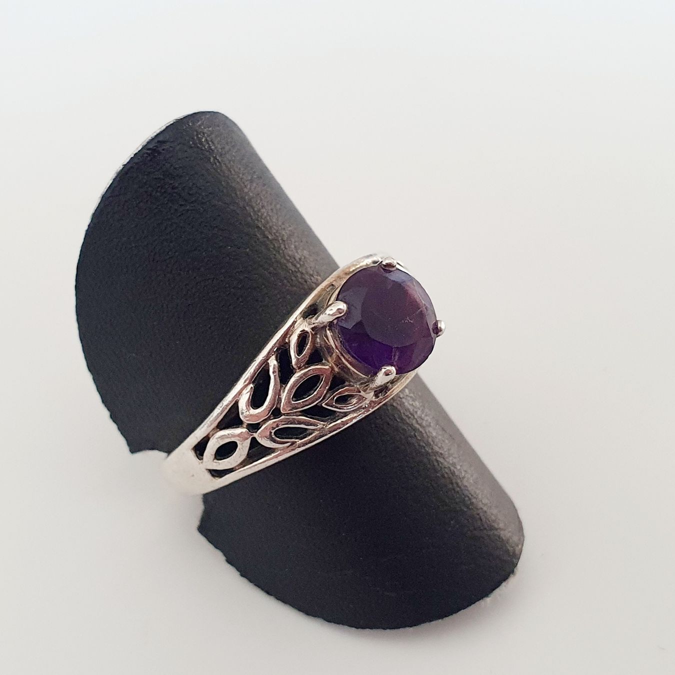Anelli: Silberring mit Amethyst Edelstein - Grösse 18.2 mm💍 – Usato da Kreuzlingen venduto da Wunderkiste123 8