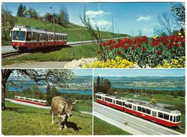 AK Forchbahn zwischen Zürich-Stadelhofen und Esslingen