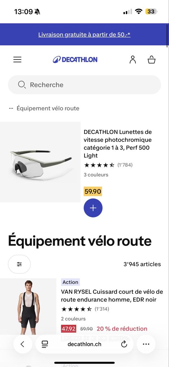 Occhiali & Lenti: Casque et lunettes vélo de route  – Nuovo (secondo la descrizione) da Marly venduto da sim_h826 2