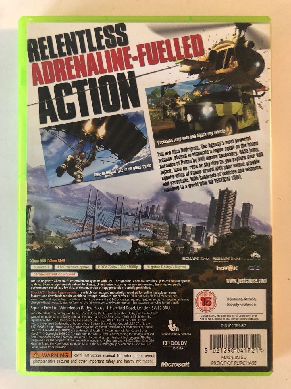 Microsoft Spiele: Just Cause 2 für Xbox 360 – Gebraucht aus Kestenholz von Mad18 1