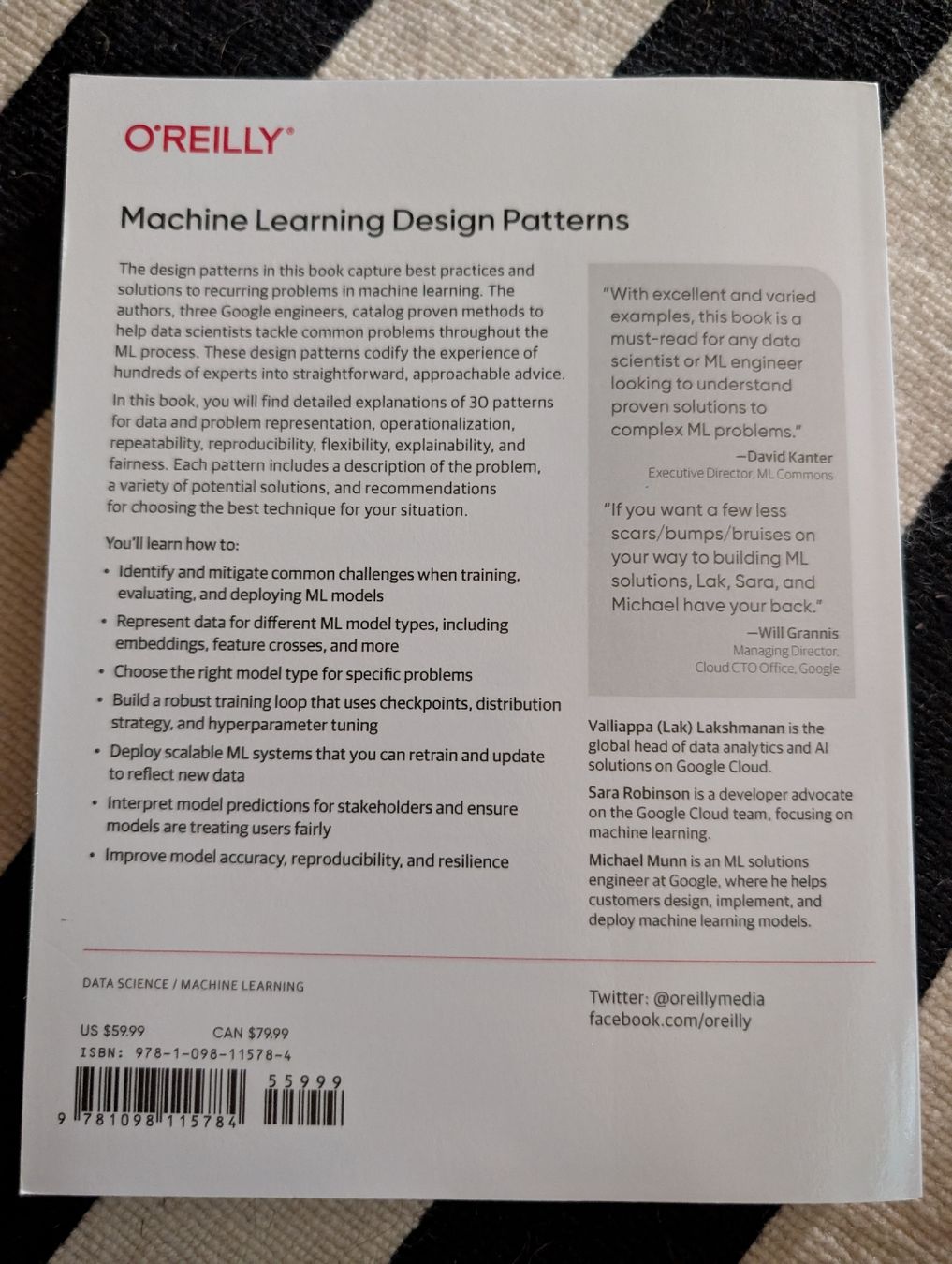 Livres: Machine Learning Design Patterns  – Neuf (Voir description) à Oberwil-Lieli par stefim 1