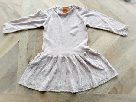 Mädchen Strickkleid rosa, Gr. 104