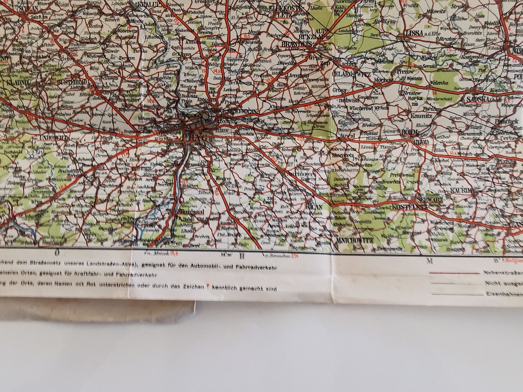 Cartine & Atlanti: Continental Strassenkarte 36 Prag – Usato da Richterswil venduto da Milan777 3