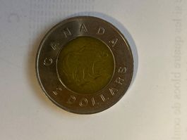 Pièce : 2 Dollars Canadiens, année 1996! Offre!