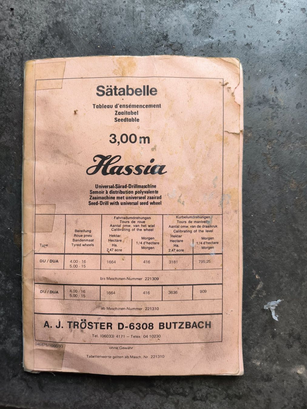 Tutte le macchine: Sämaschine – Usato da Winkel venduto da Marcel750 4