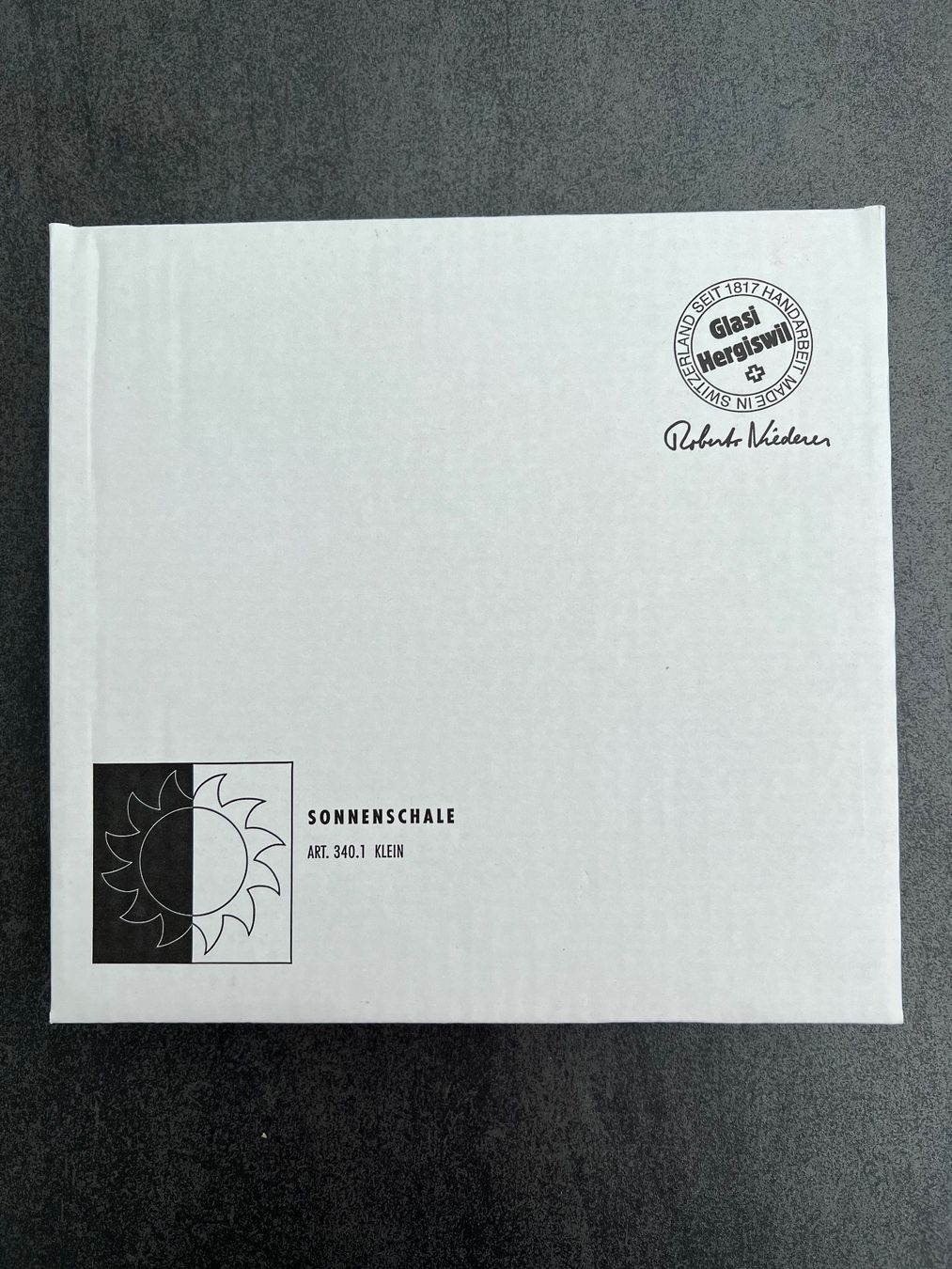 Glasi Hergiswil Gläser: Sonnenschale Glasi Hergiswil, Neu – Neu und originalverpackt aus Altendorf von Moto1 1