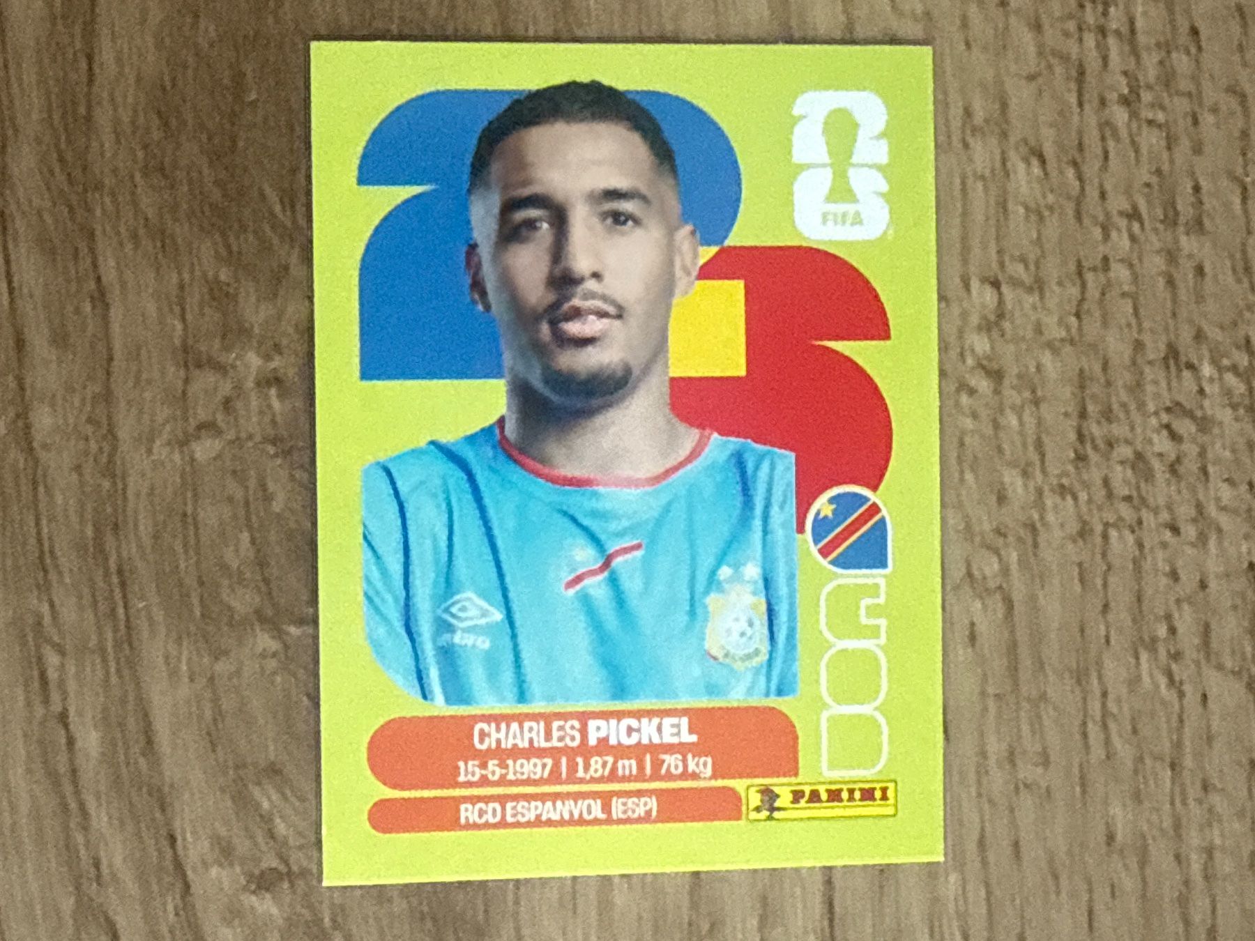 Panini Cartes à collectionner: Panini FIFA WORLD CUP 2026 Sticker CHARLES PICKEL COD 8 – D'occasion à Glattbrugg par Schweigmatt