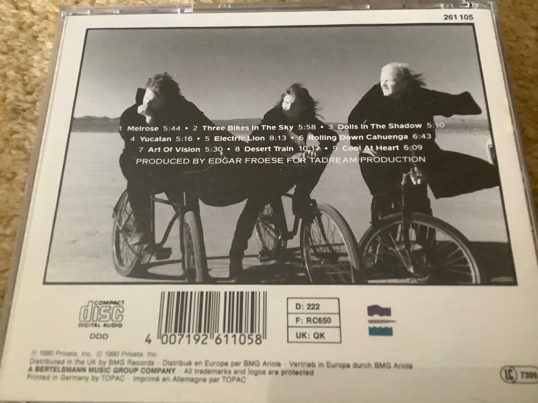 CD: Tangerine Dream * Melrose – Usato da herzogenbuchsee venduto da HIFIANER 1