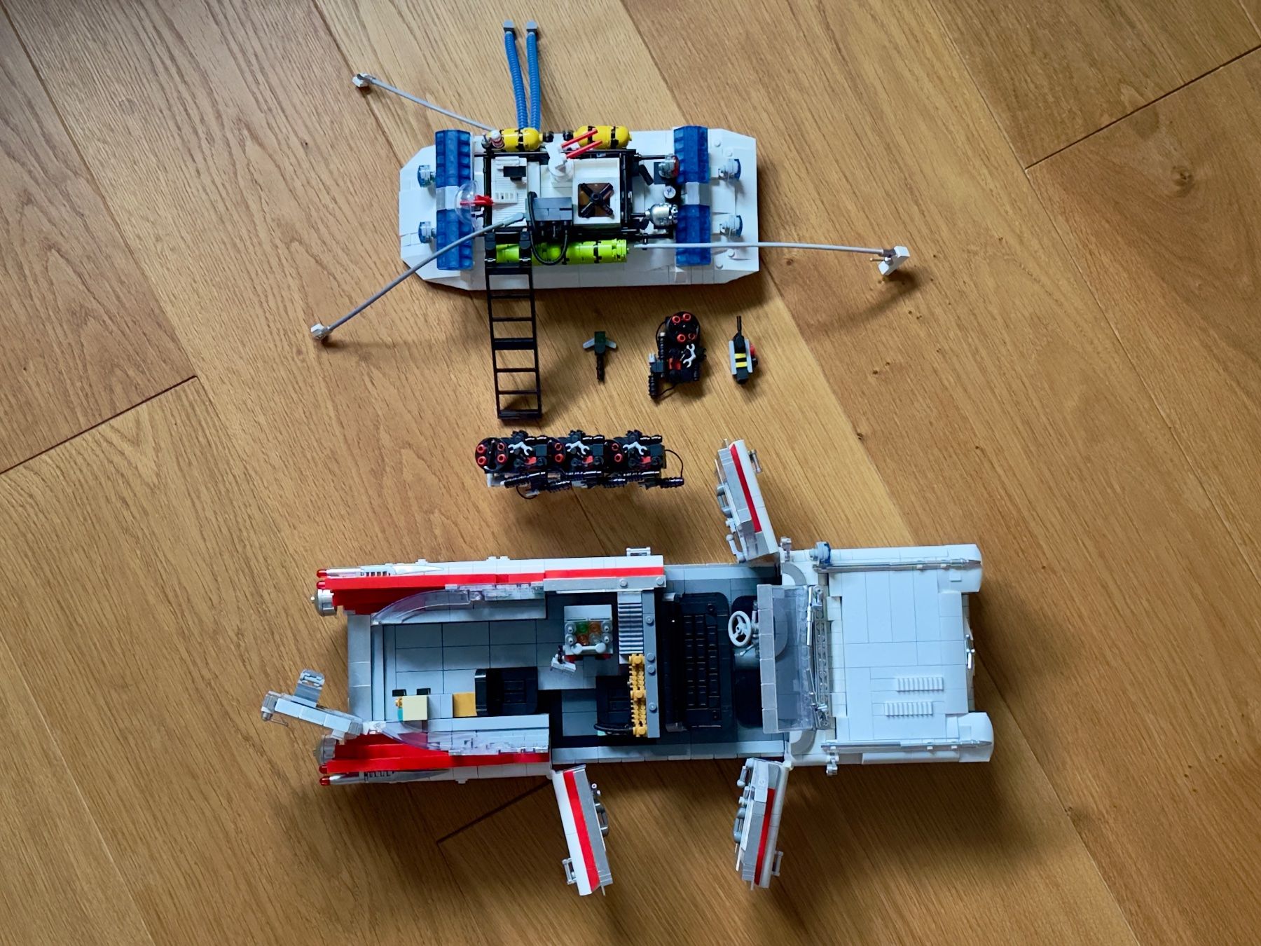 BlueBrixx Kit di costruzioni: BlueBrixx - Ghostbusters Ecto-1 - Lego kompatibel – Usato da Basel venduto da sstube91 2