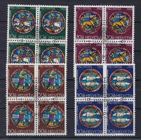 1968 Pro Patria Viererblocks ET.    15927