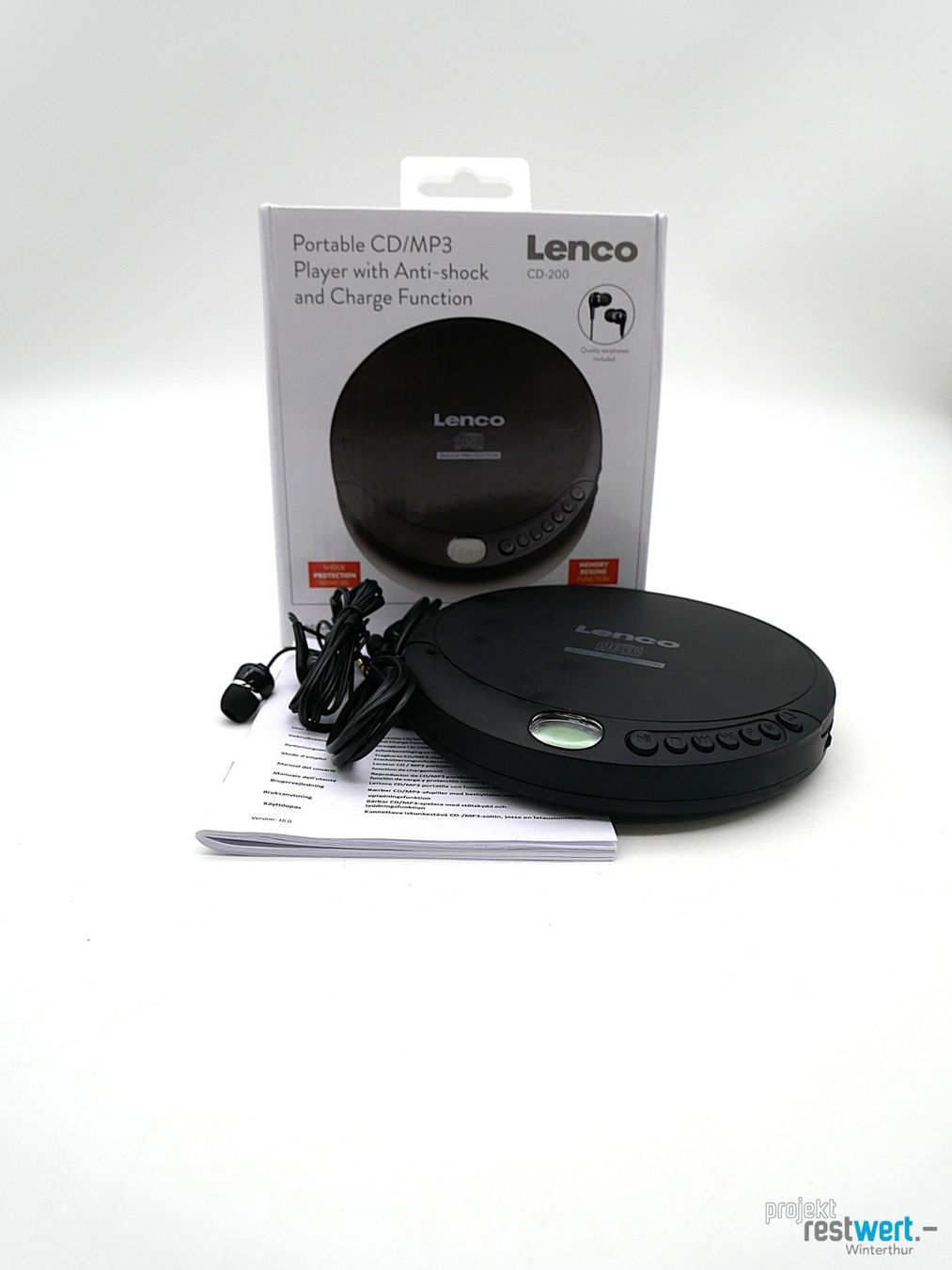 Lenco Tragbarer Mediaplayer: LENCO MP3 Player+Portable Audiogerät mit Kopfhörer – Neu (gemäss Beschreibung) aus Winterthur von Restwert_Winterthur