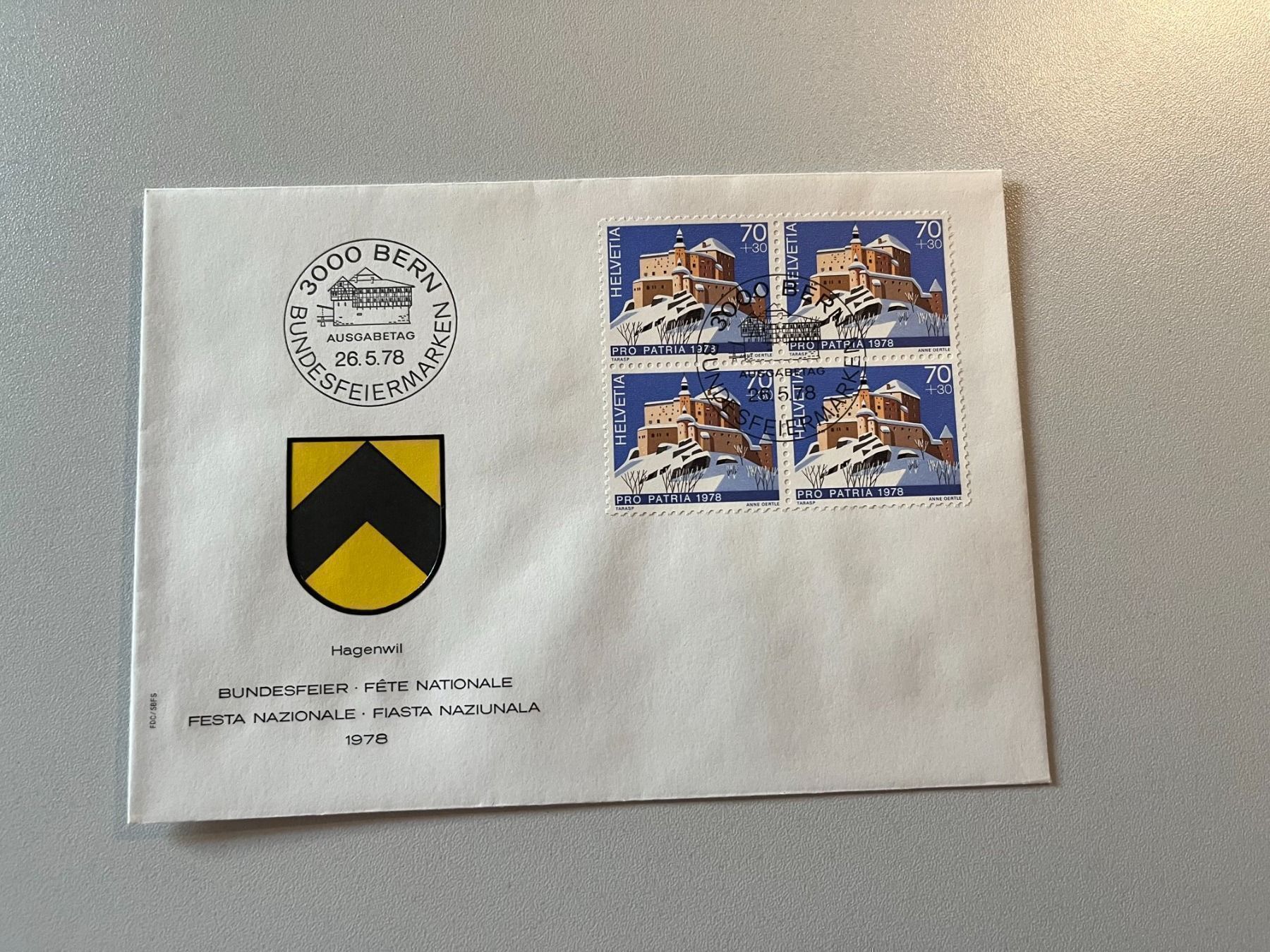 Tous les timbres: 4 schöne FDC – Neuf (Voir description) à Arch par Seil818 3