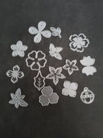 Blumenstanzen-Set f. Karten & Scrapbooking, Frühlings-Deko 