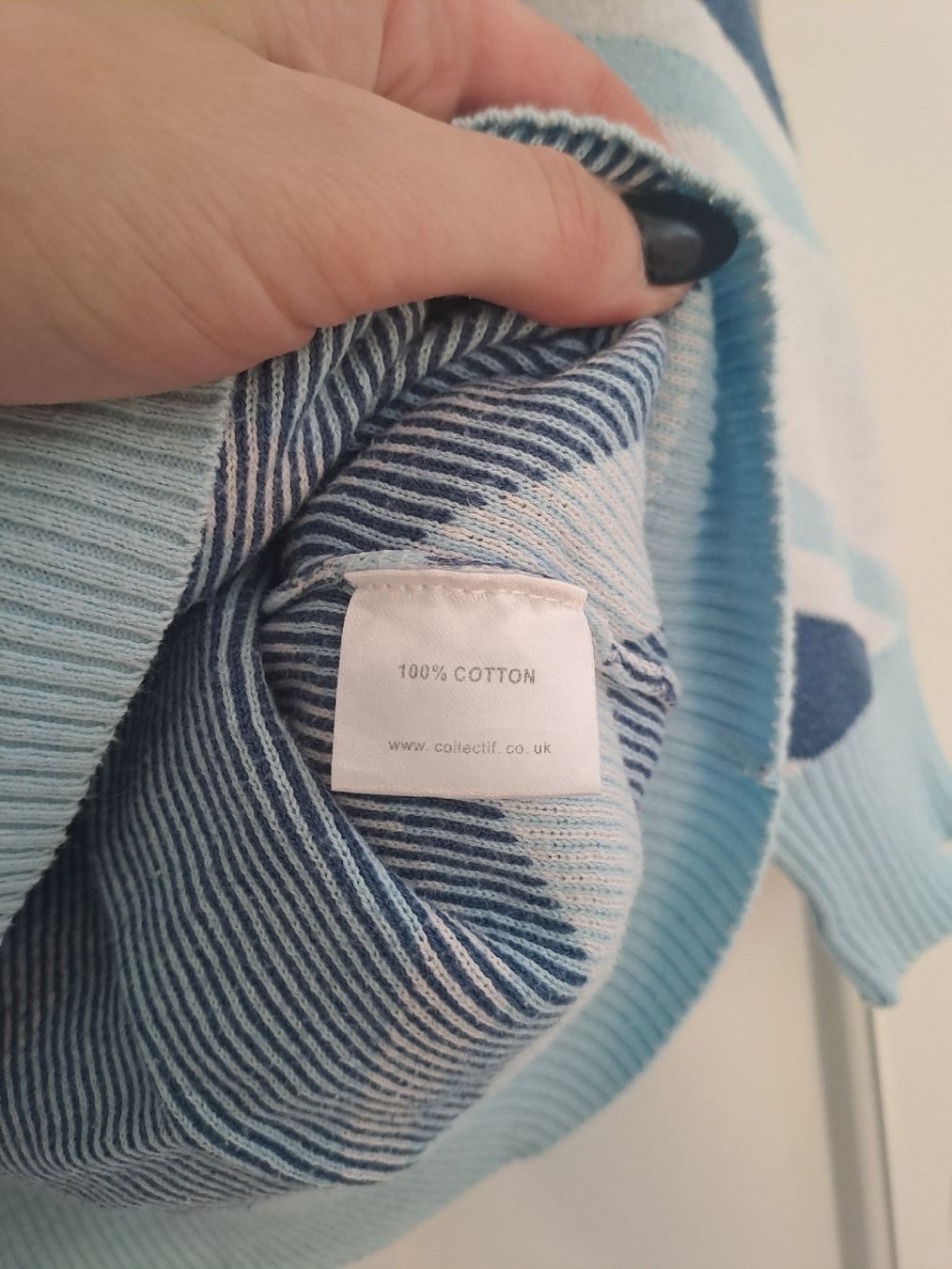 Tops: Rockabilly Sweater hellblau – Gebraucht aus Wädenswil von FrieBro 3