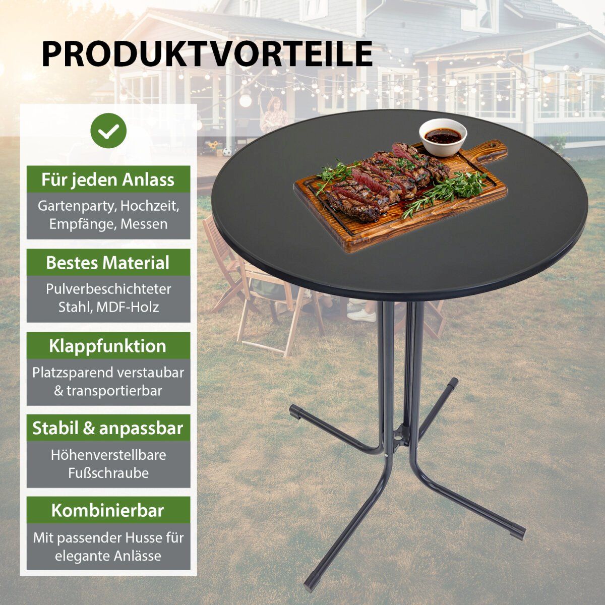 Ladenausstattungen & Messebau: TRUTZHOLM Stehtisch klappbar – Neu und originalverpackt aus Bottighofen von zaap 4