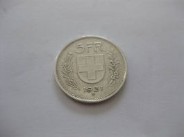 5 Fr 1931 avec 3*** sur la tête Rare   voir photo