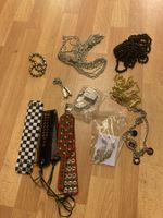 Konvolut Halsketten Armbänder Ohrringe