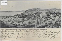 Sanatorium "Untere Waid" St. Gallen - Post Mörschwil - Litho