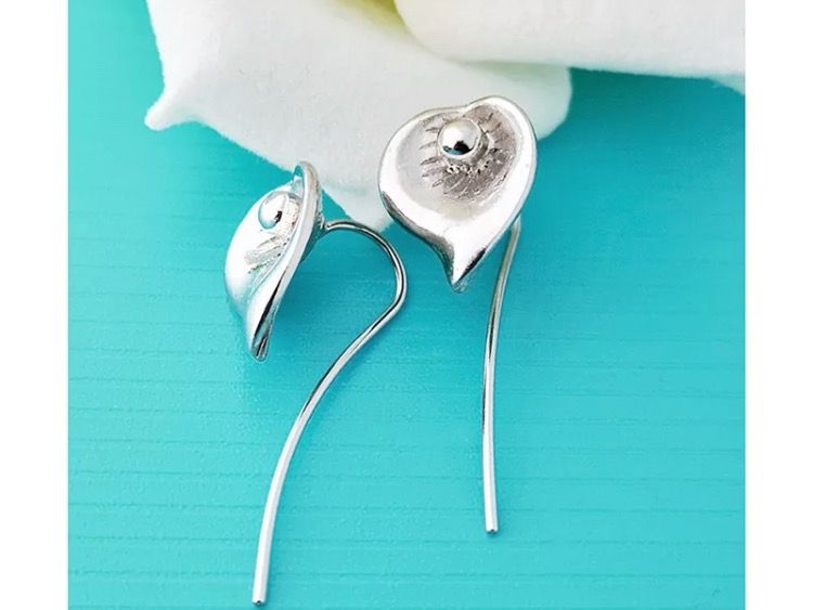 Ohrringe & -stecker: Ohrringe mit Calla / Nr157 – Neu (gemäss Beschreibung) aus Gams von Mariawicca 2