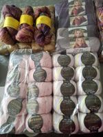 Wollpaket diverse Marken gemischt, neu, 44 Knäuel