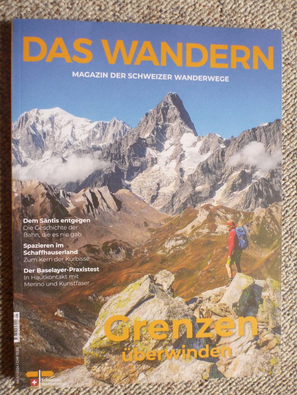 Riviste & Magazine: 3 Wanderhefte wandern.ch / Das Wandern – Usato da Sils im Domleschg venduto da Foeniculum 2