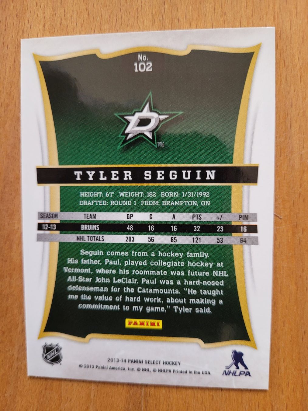 Panini Carte collezionabili: 2013-14 Panini Select NHL – Usato da Beinwil (Freiamt) venduto da Tourigny 2