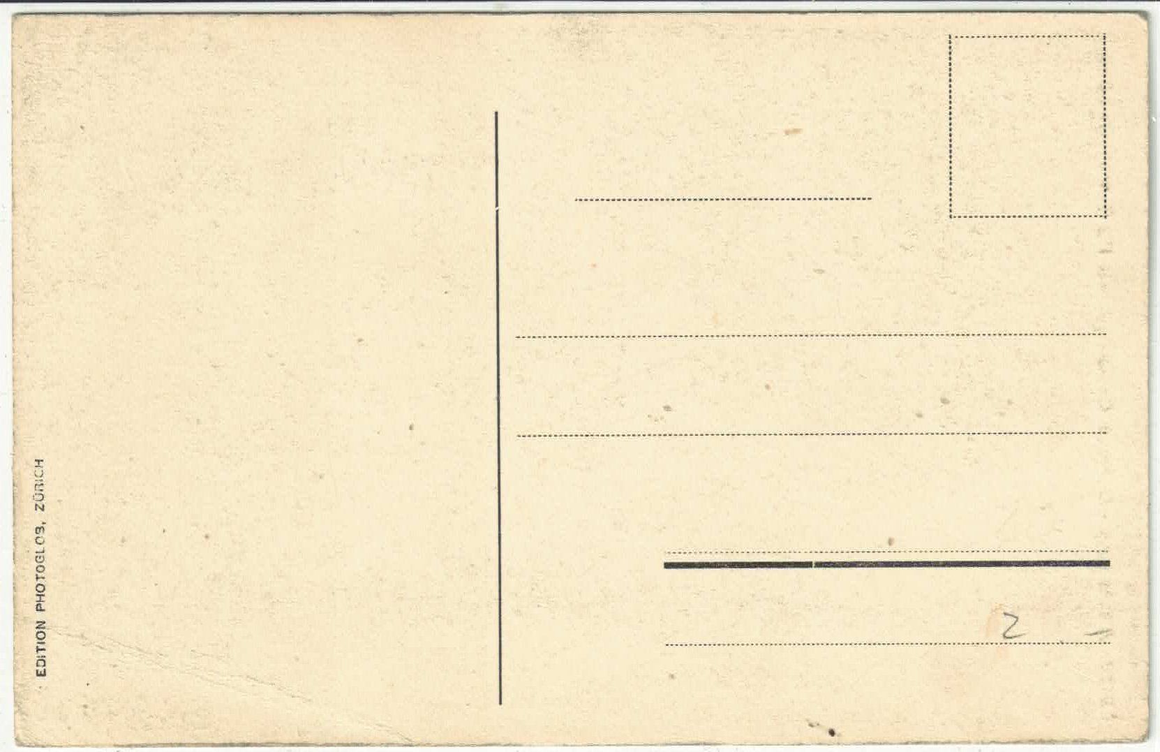 Cartoline postali: Albulabahn - Schloss Ortenstein mit Piz Beverin – Usato da Ettingen venduto da Kartenplanet 1