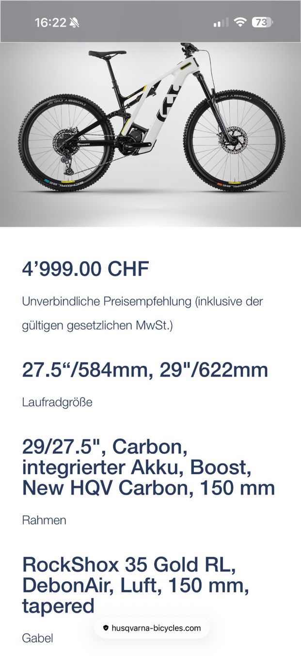 Husqvarna Velos: Husqvarna MC4 – Gebraucht aus Lommis von Rangerr87