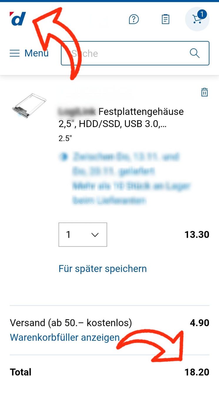 Dischi rigidi: USB 3.1 SSD & Harddisk Gehäuse ( Digitec CHF 18.20 ) SATA 3 – Nuovo e nell'imballaggio originale da Uster venduto da -FPS- 1