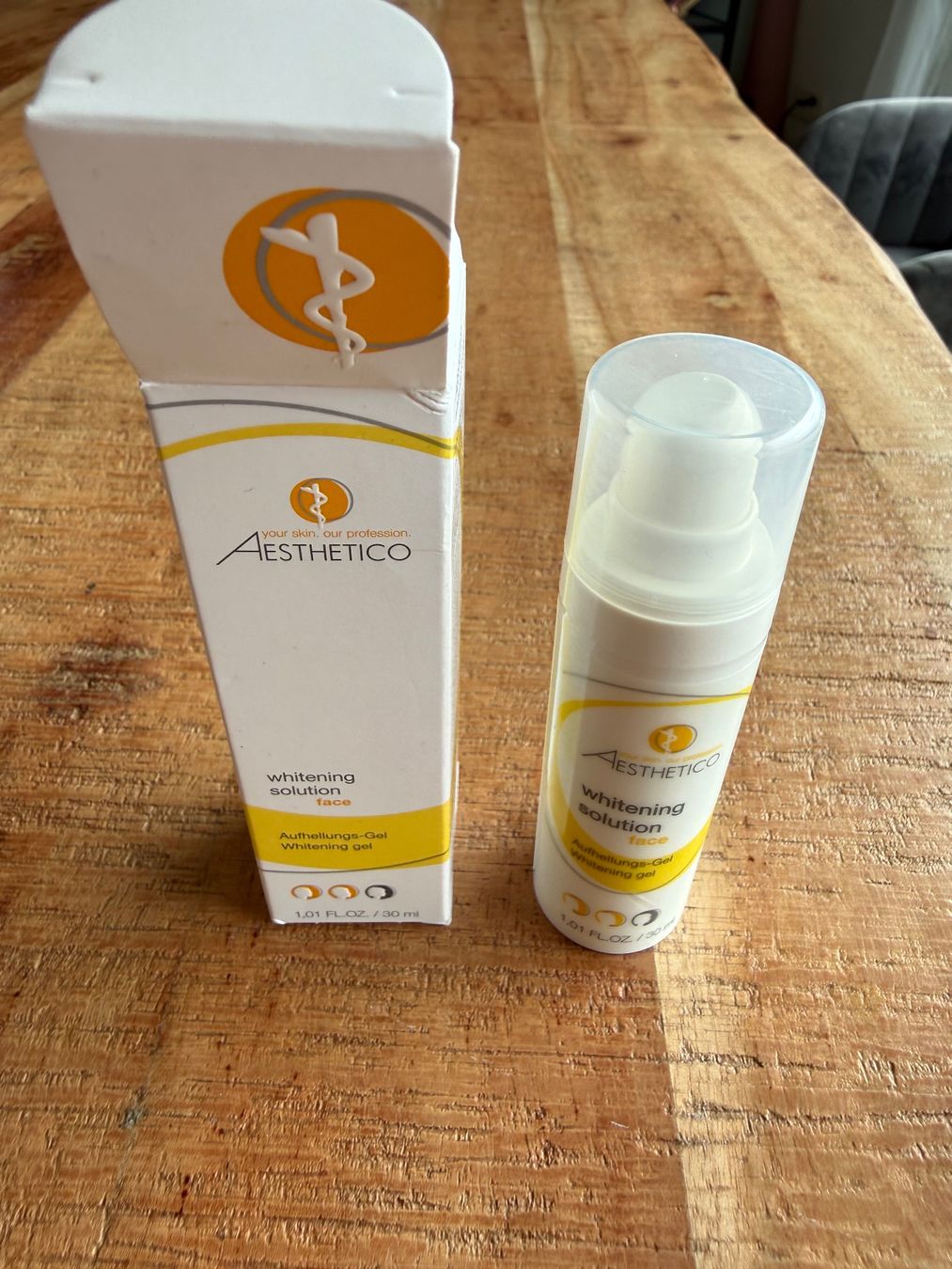 Gesichtspflege: AESTHETICO Whitening Solution 30ml – Neu und originalverpackt aus Rain von Trusso