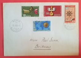B241) 316-19, Werbemarken FDC A⊙dII Kt. 110.-