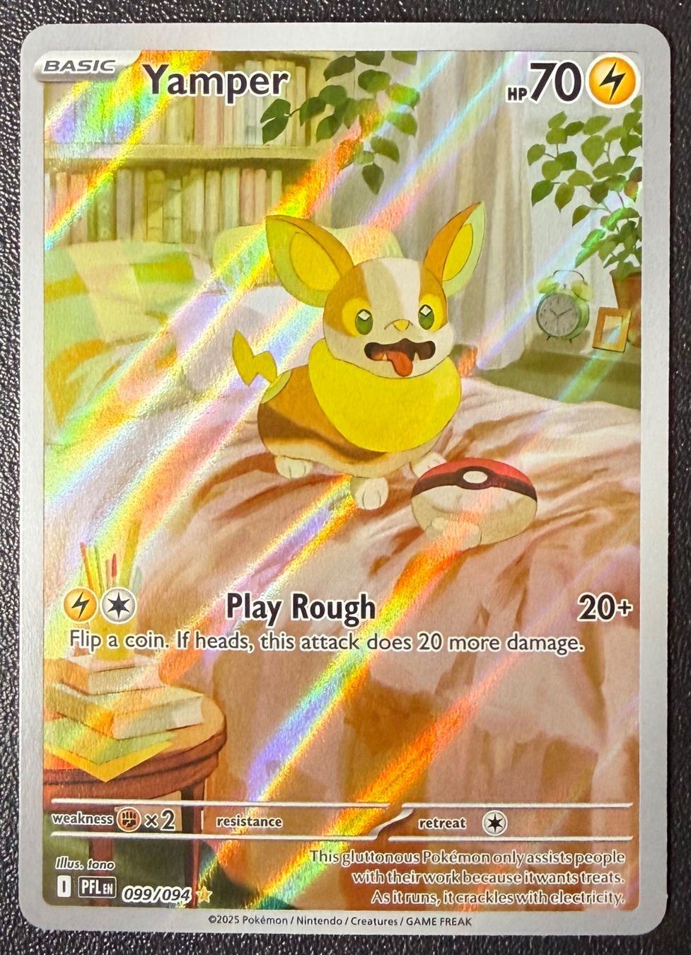 Pokémon Carte collezionabili: Yamper #099 – Nuovo (secondo la descrizione) da Niedergösgen venduto da SwissPokeCards 2