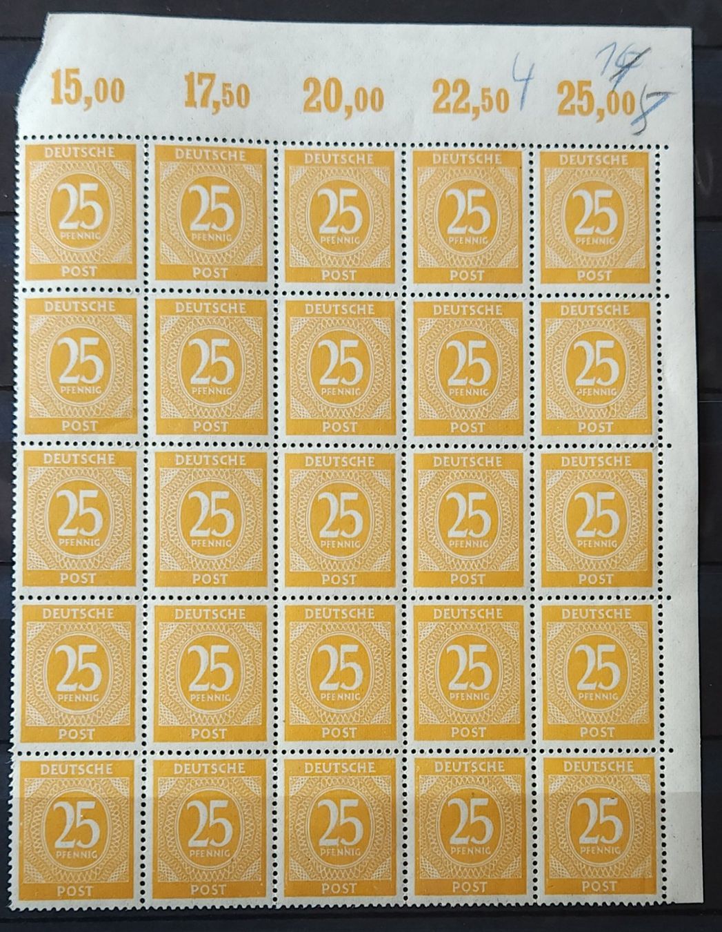 Tutti i francobolli: Alliierte Besetzung-Mi 927 Zd aus Bogen ** – Nuovo e nell'imballaggio originale da Hittnau venduto da stamps_and_coins