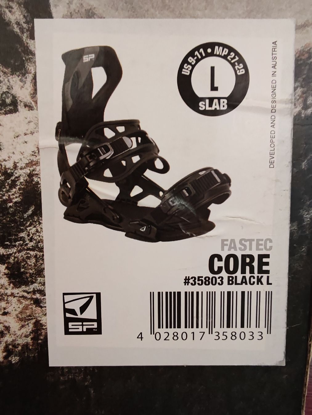 Attacchi: Sp Connect Snowboarding Fastec Core Black L - Neu – Nuovo (secondo la descrizione) da Bern venduto da PrettyGood 1