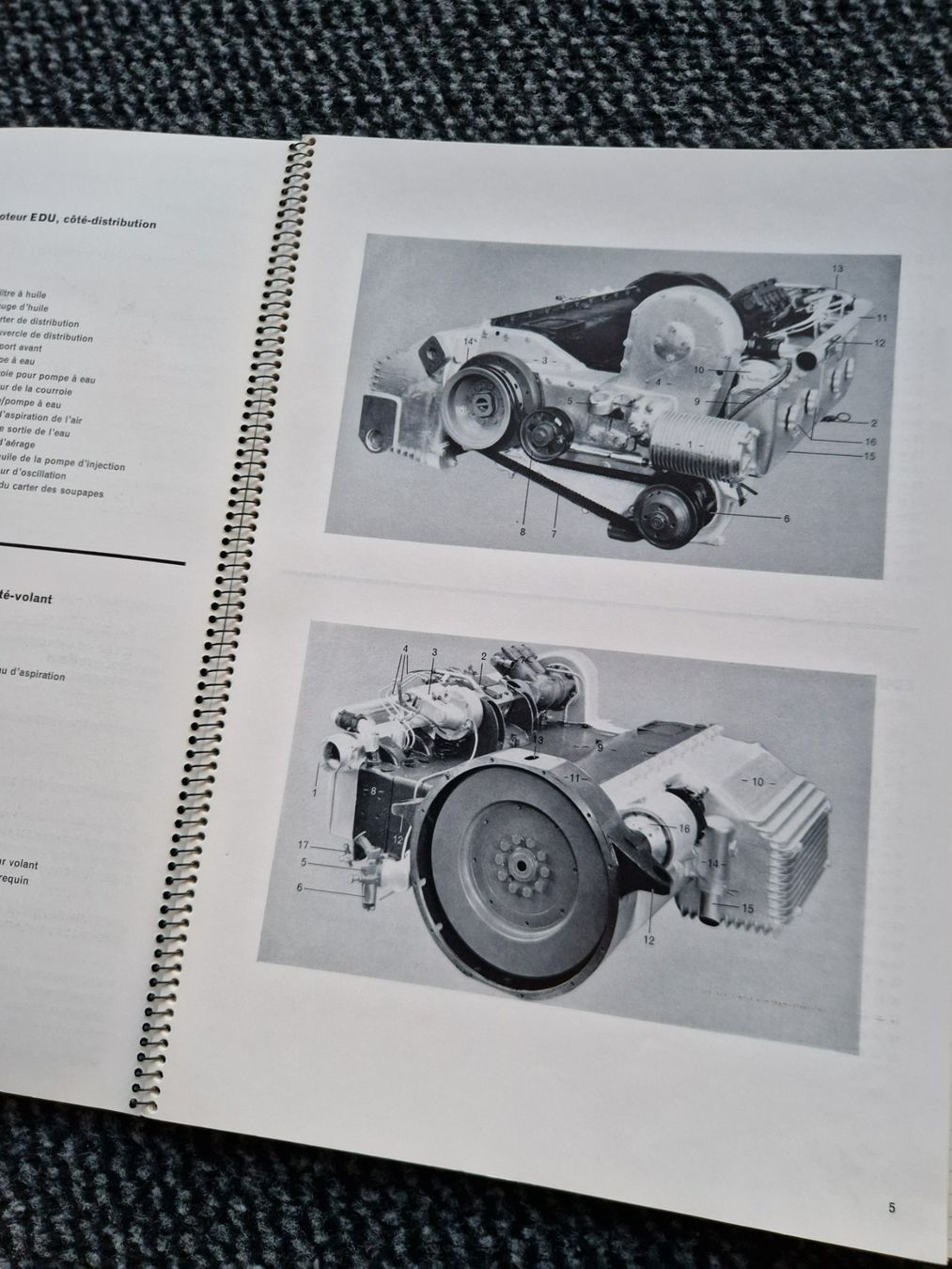 FBW Autocarri: Original Ersatzteilliste FBW EDU Motor, LKW, Oldtimer – Usato da Dürnten venduto da Bachtel84 3