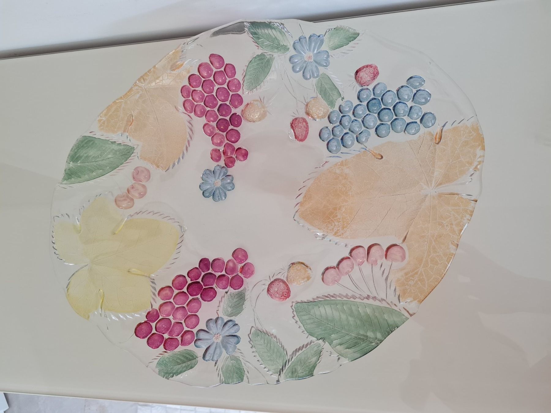 Gläser: GLAS OBSTSCHALE ITALIEN OVAL – Gebraucht aus Steg im Tösstal von goldlionfree 3