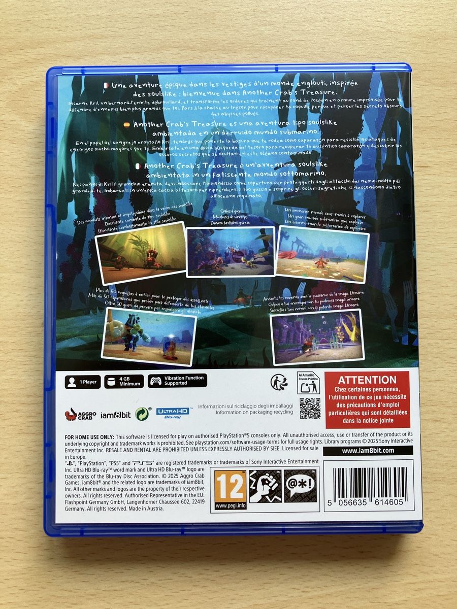Sony Jeux: Another Crab's Treasure (PS5) PAL – Neuf (Voir description) à Lausanne par Pingouin14 1