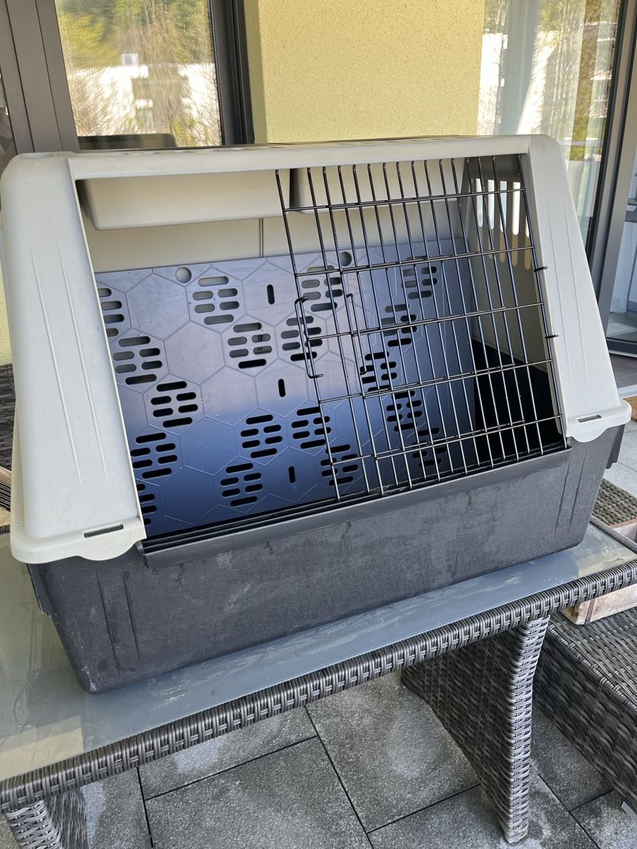 Cucce & Letti: Gut erhaltene Hunde Auto-Transportbox – Usato da Bettwiesen venduto da Fugi5 1