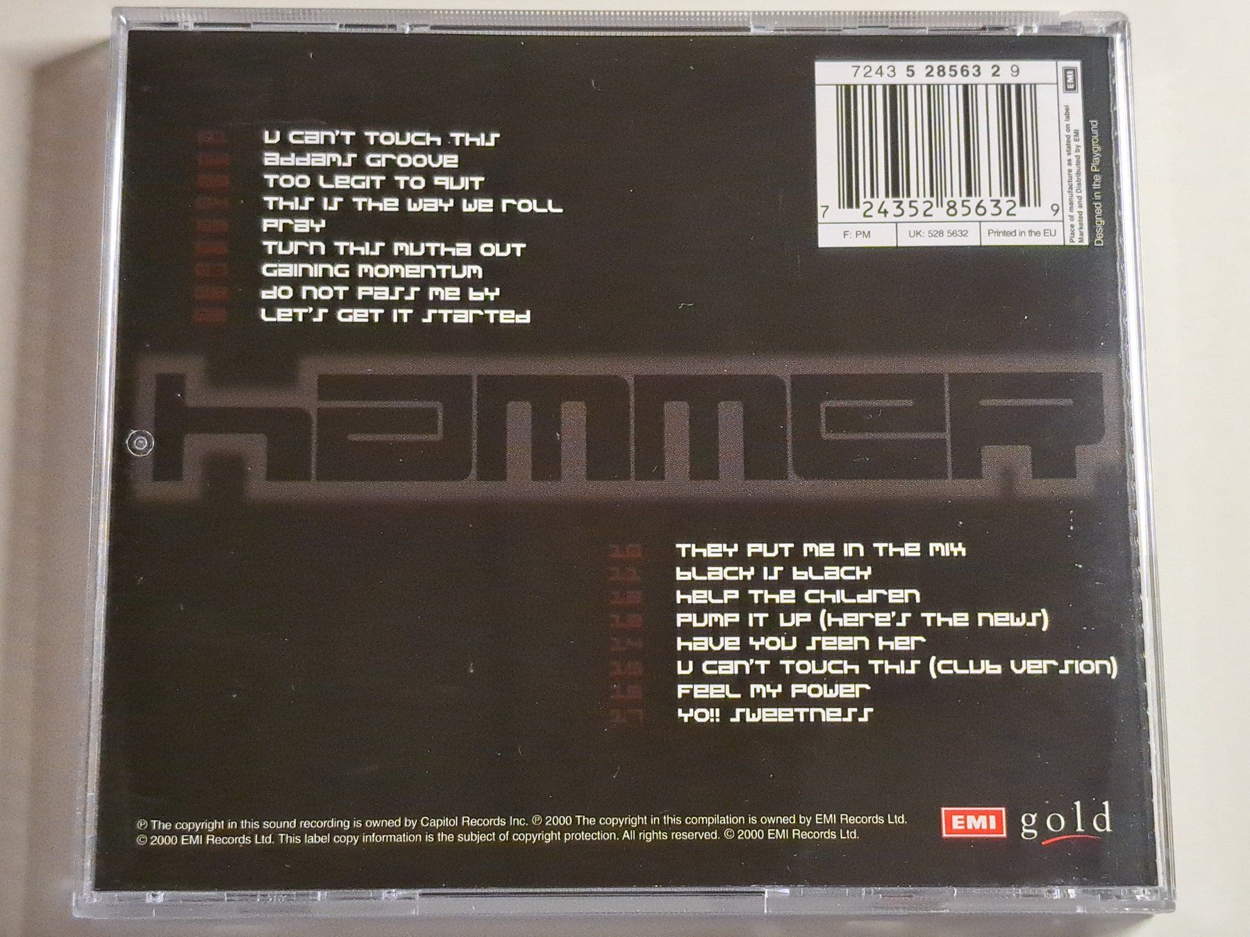 CD: MC HAMMER - The Hits – Usato da Wichtrach venduto da LuckyLuke69 1
