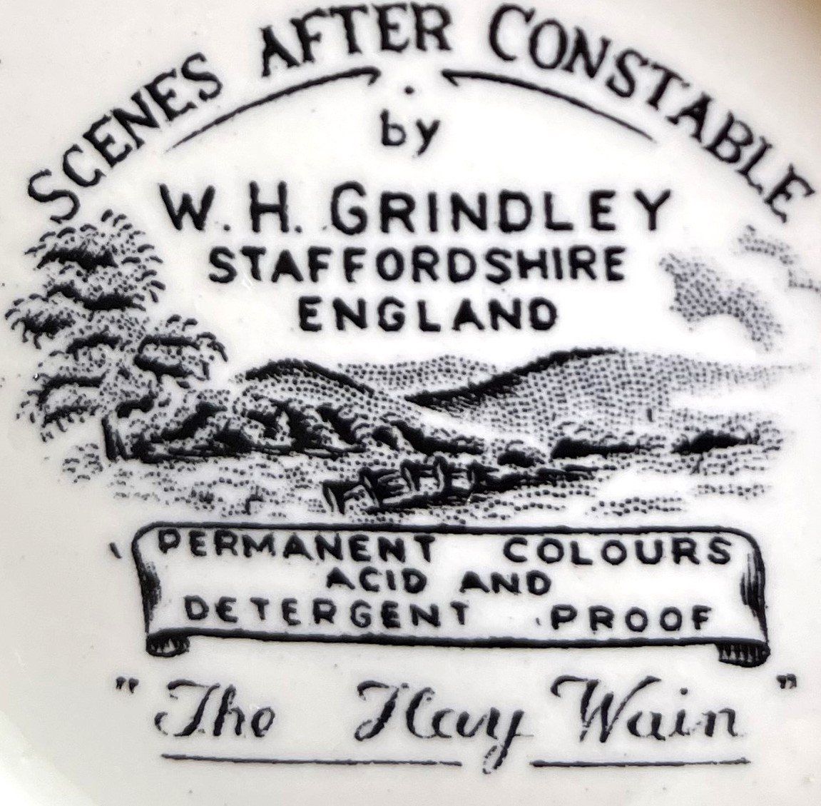 Set di piatti: W.H.Grindley Kaffeeges. Scenes After Constable 21 Teile – Nuovo (secondo la descrizione) da Arlesheim venduto da Pyramide88 7