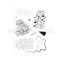 Clear Stamps - Schneeflöckchen Tannen